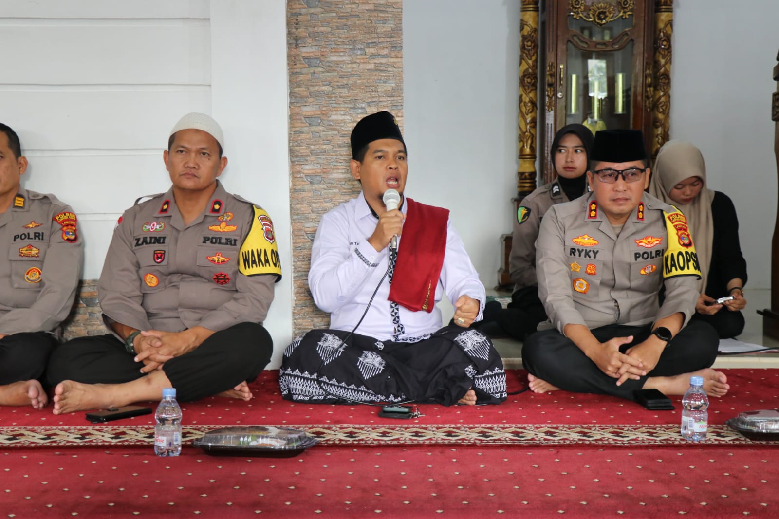 Peringati Isra' Mi'raj, Polres Lampung Barat Gelar Pengajian