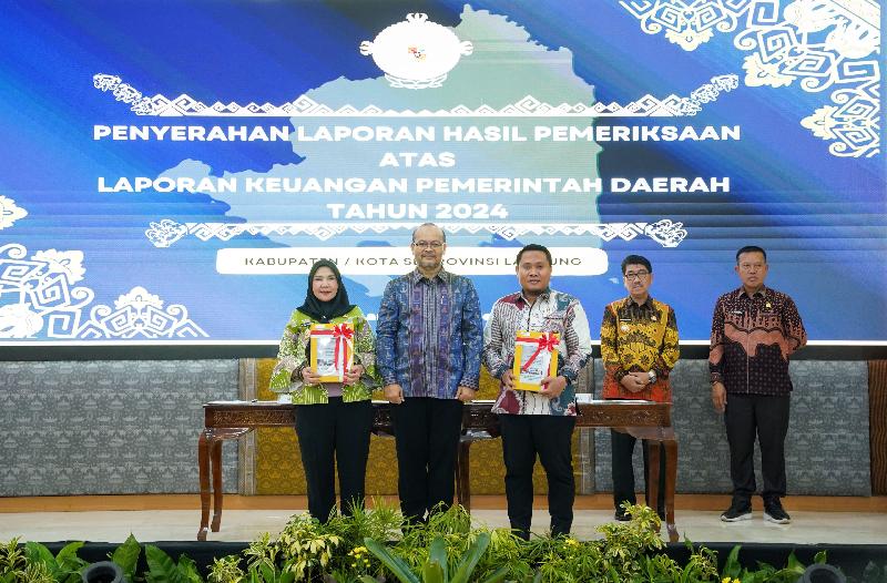 Bandar Lampung Kembali Raih Opini WTP dari BPK RI