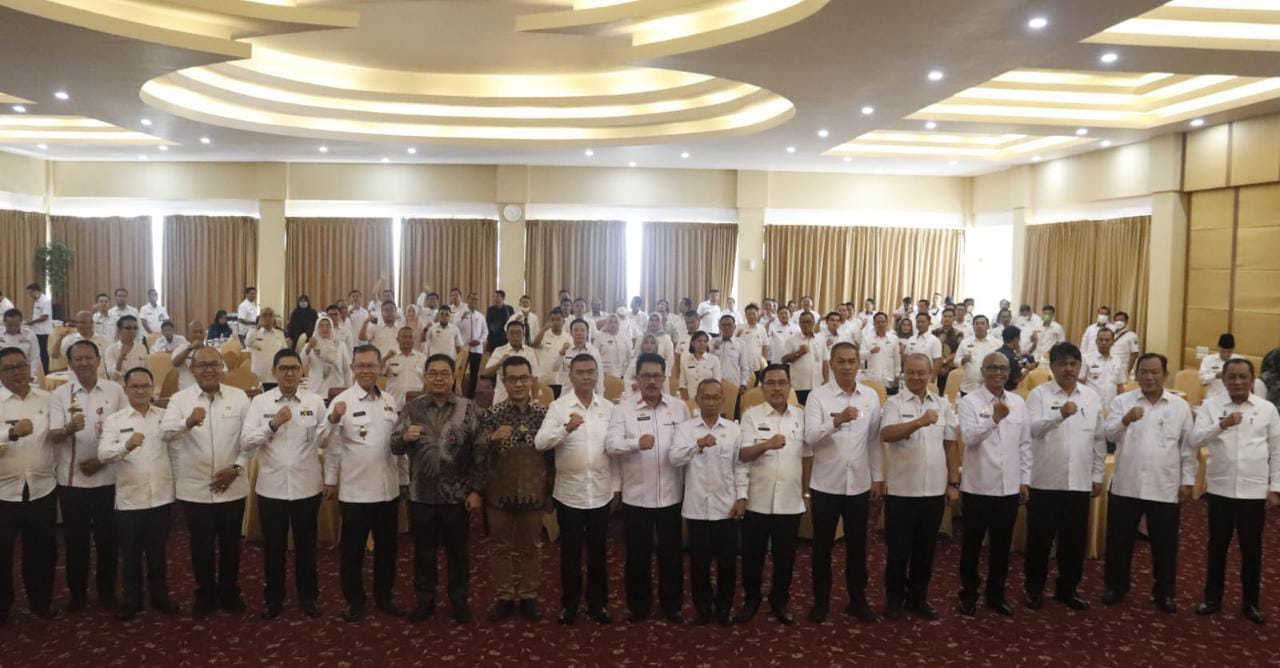 Sekdaprov Fahrizal Buka Rakor Forum Sekretaris Daerah Indonesia Provinsi Lampung