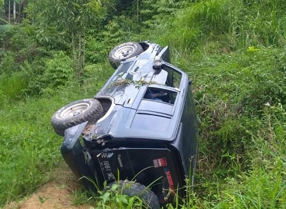 Mobil Escudo Terjun ke Jurang Sedalam 25 Meter, Begini Kronologis Kejadiannya