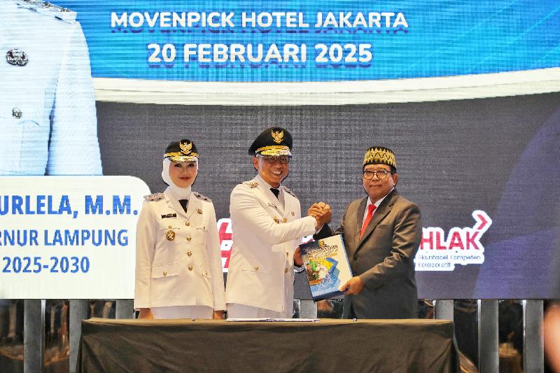 Sertijab, Gubernur Mirza Ajak Walikota dan Bupati Membangun dan Mengoptimalkan Potensi di Lampung