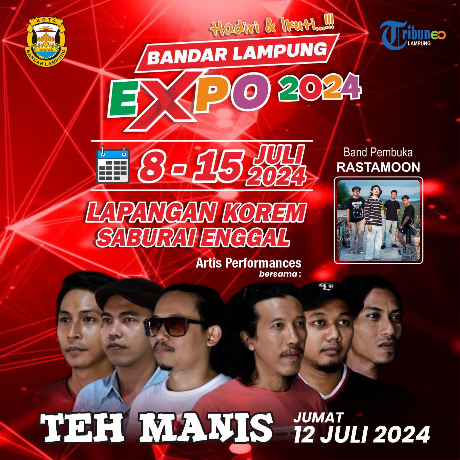 Setelah Batas Senja, Giliran Teh Manis Tampil di Bandar Lampung Expo