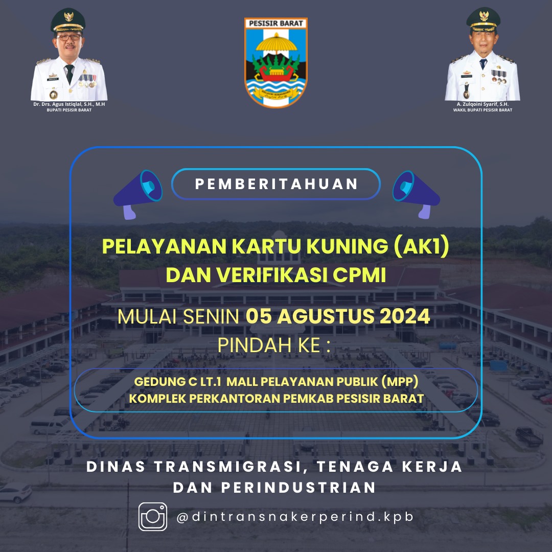 Senin, Pembuatan Kartu Kuning dan Verifikasi CPMI Pindah ke MPP