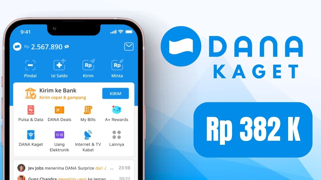 Nomor HP Bisa Cairkan Saldo DANA Rp382.000 Tanpa Biaya