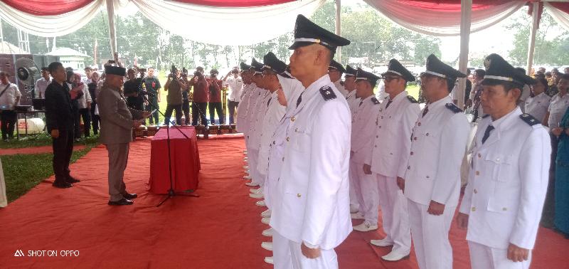 Sah ! Bupati Lampung Selatan Kukuhkan 21 Kepala Desa di Kecamatan Jatiagung 