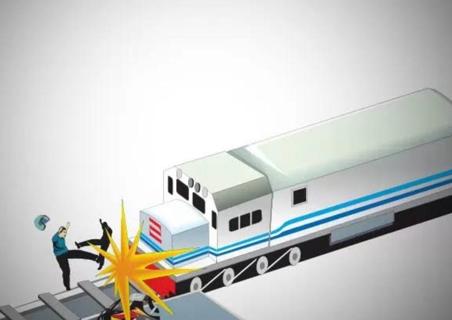 Kecelakaan KA Baratarahan dengan Sepeda Motor di Perlintasan Resmi JPL No. 6 Bandar Lampung