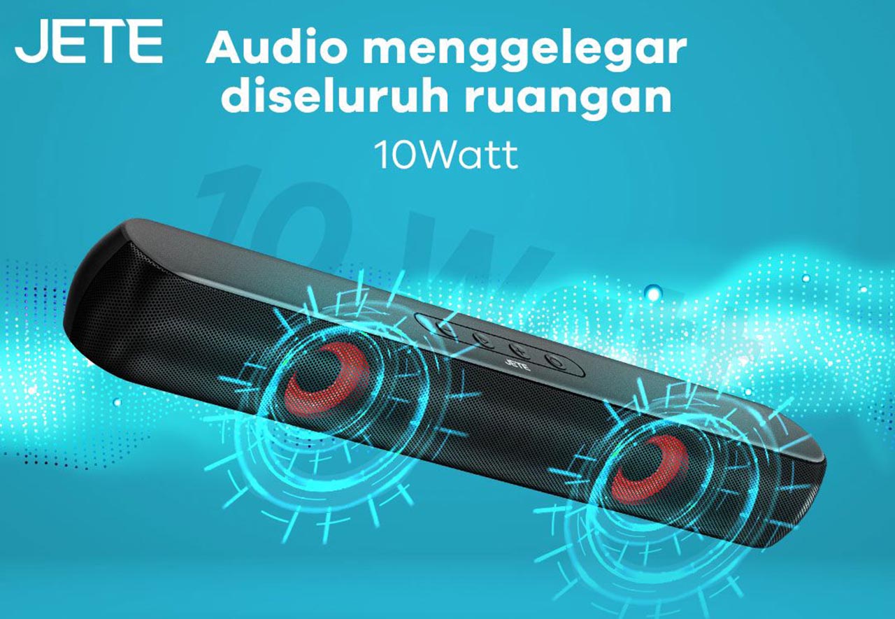 JETE S5 Pro: Speaker Bluetooth Kompak dengan Suara Menggelegar