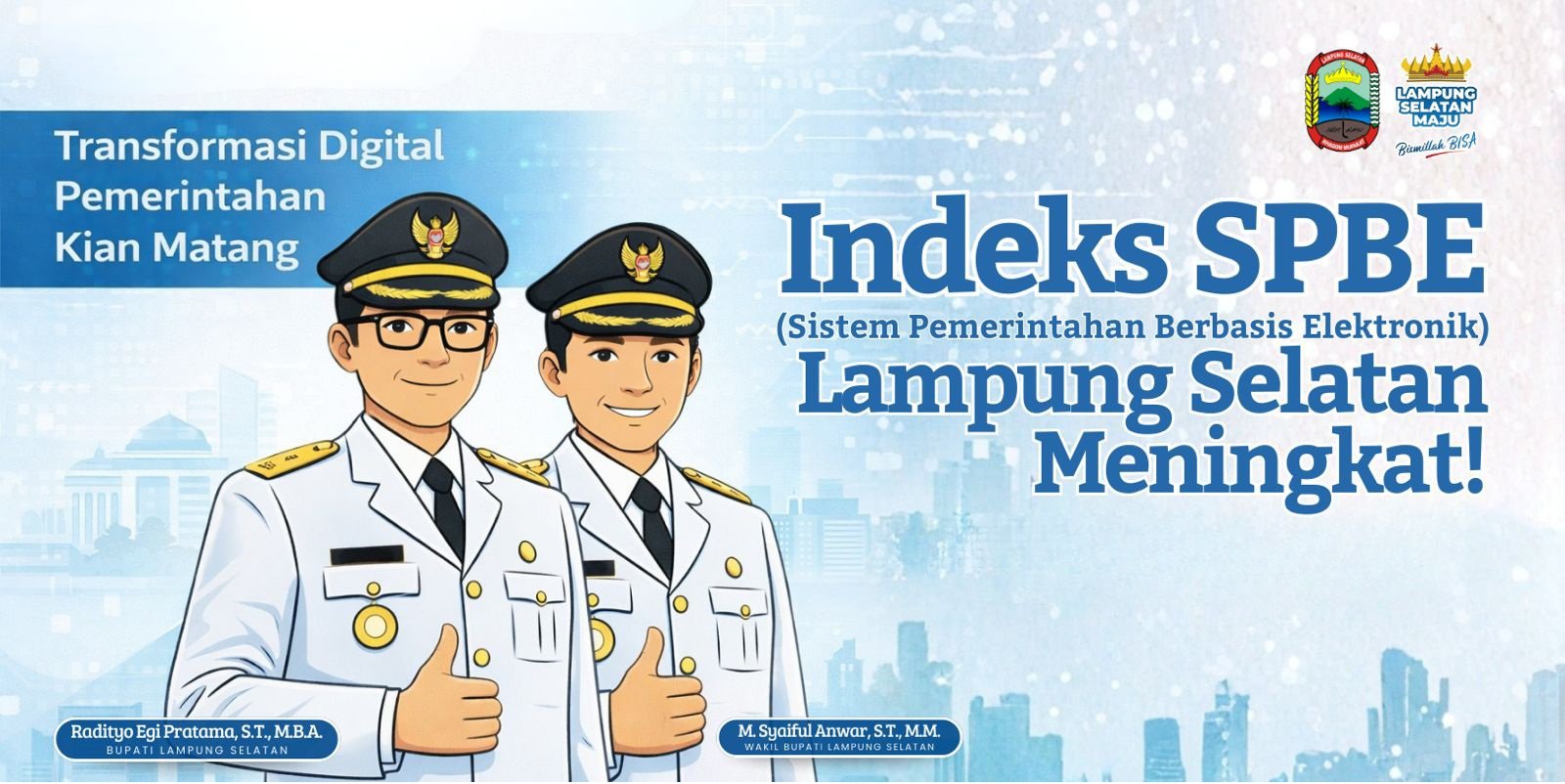 Indeks SPBE Lampung Selatan Naik, Layanan Digital Makin Berkualitas