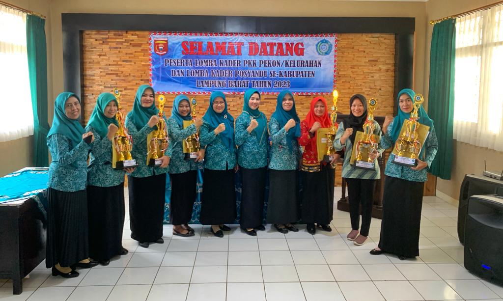 TP PKK Kabupaten Lampung Barat Gelar Lomba Kader PKK dan Kader Posyandu