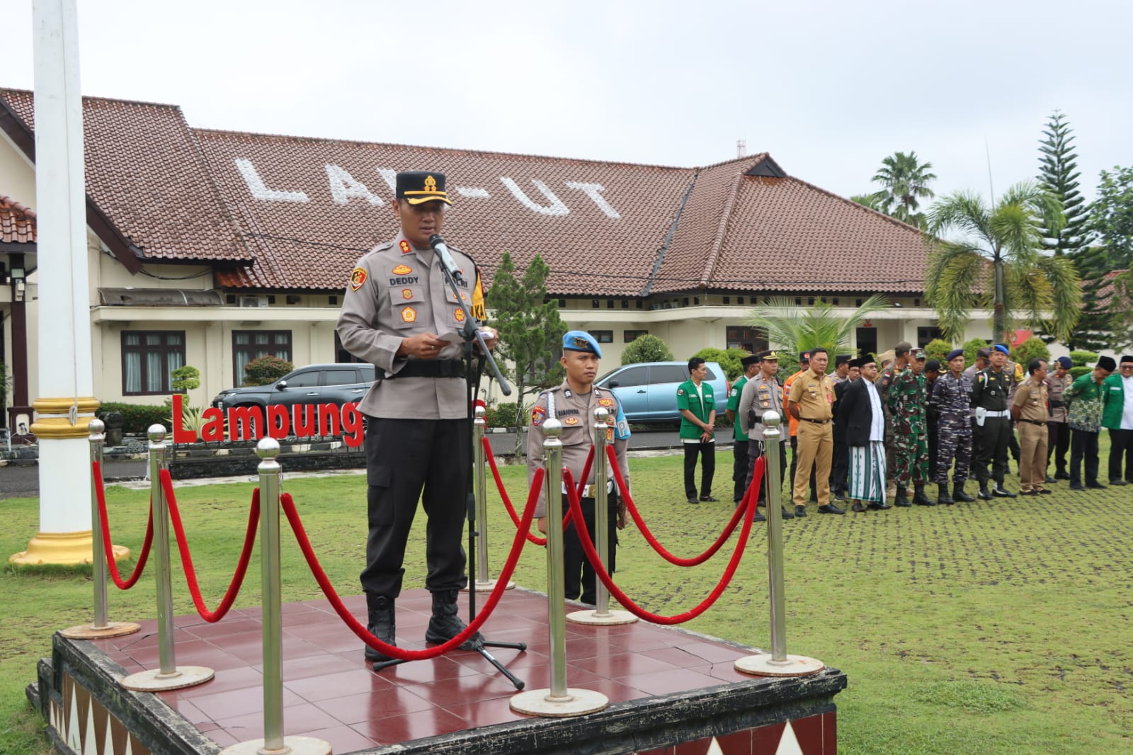 Jaga Kamtibmas Ramadhan 1447 H, Polres Lampung Utara Gelar Apel Siaga