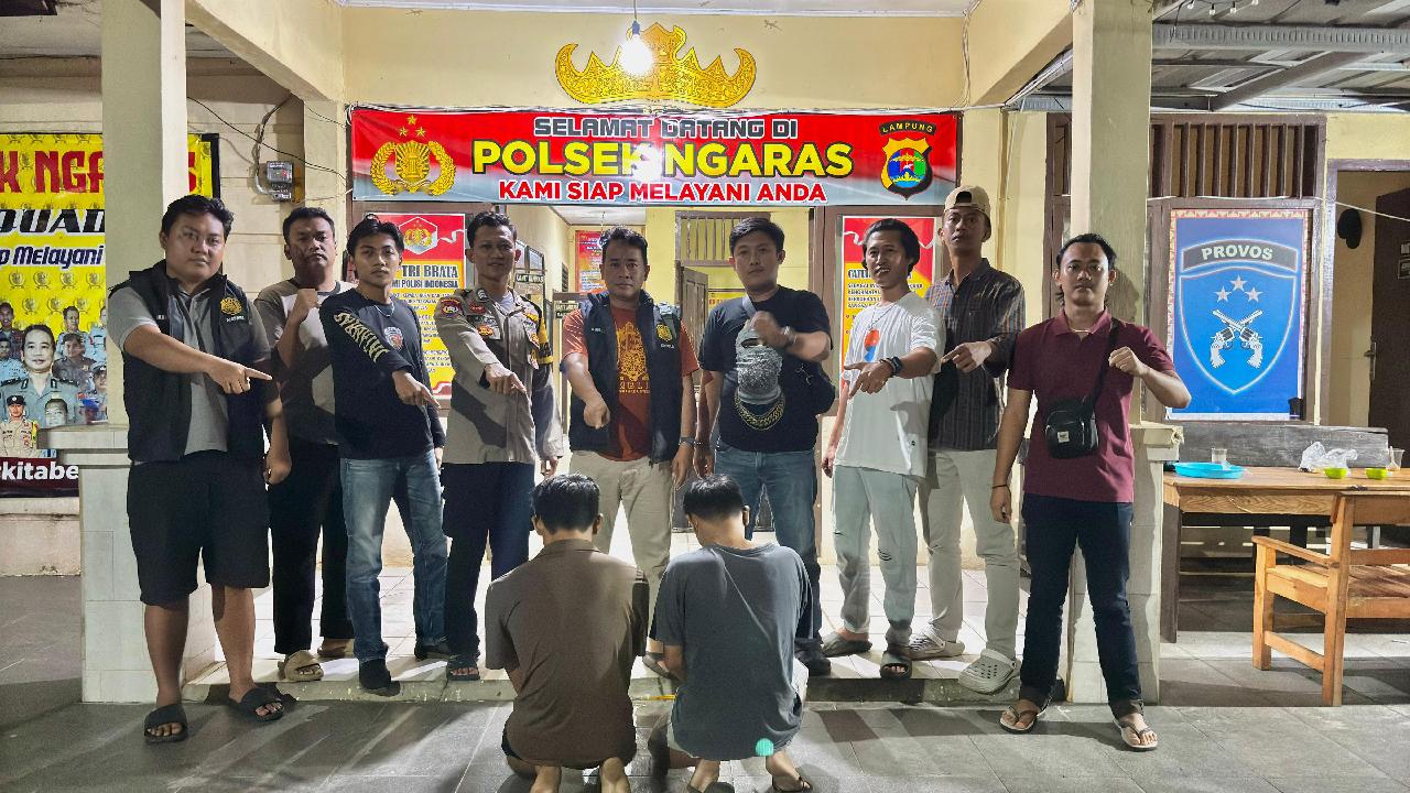 Gasak Uang dan Emas Saat Ibadah, Dua Pemuda Dibekuk Polsek Ngaras