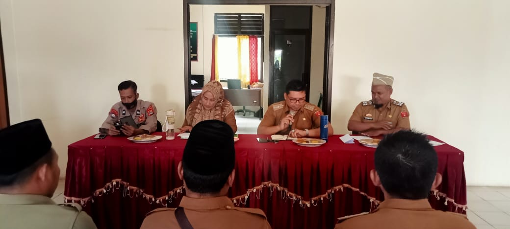 Rakor Perdana Camat Airhitam Rancang Persiapan HUT RI dan Pelaksanaan STBM