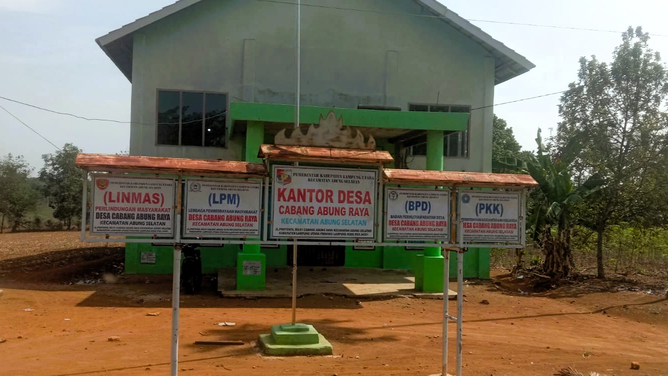 Kantor Desa Cabang Abung Raya Tak Berfungsi, Pelayanan Publik Pindah ke Rumah Kades