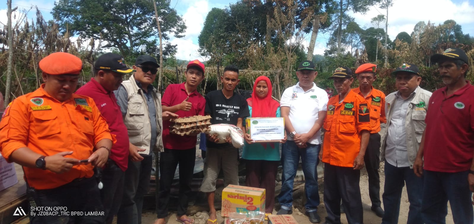 RAPI Wilayah VII Lampung Barat Salurkan Bantuan untuk Korban Kebakaran di Tiga Lokasi