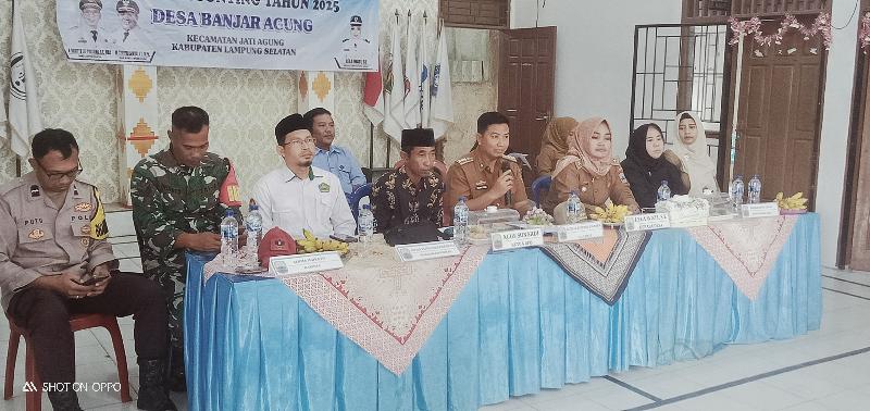 Buka Rembug Stunting Di Desa Banjar Agung,Rizwan Effendi : Berharap Angka Stunting Dapat Turun Minim 3 kasus 