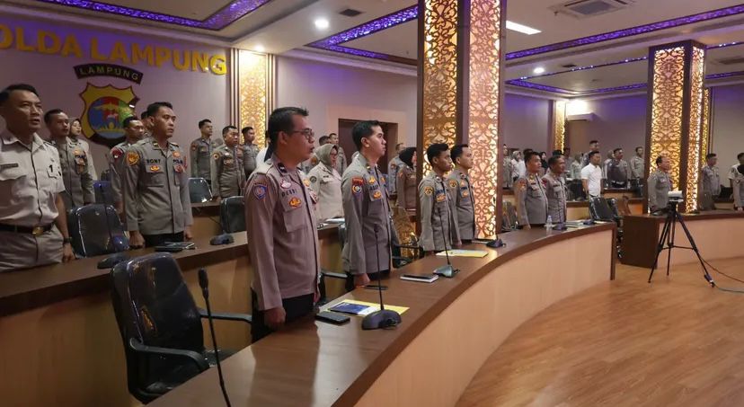 Polda Lampung Gelar Rekonsiliasi dan Penyusunan Laporan Keuangan Triwulan III Tahun 2025