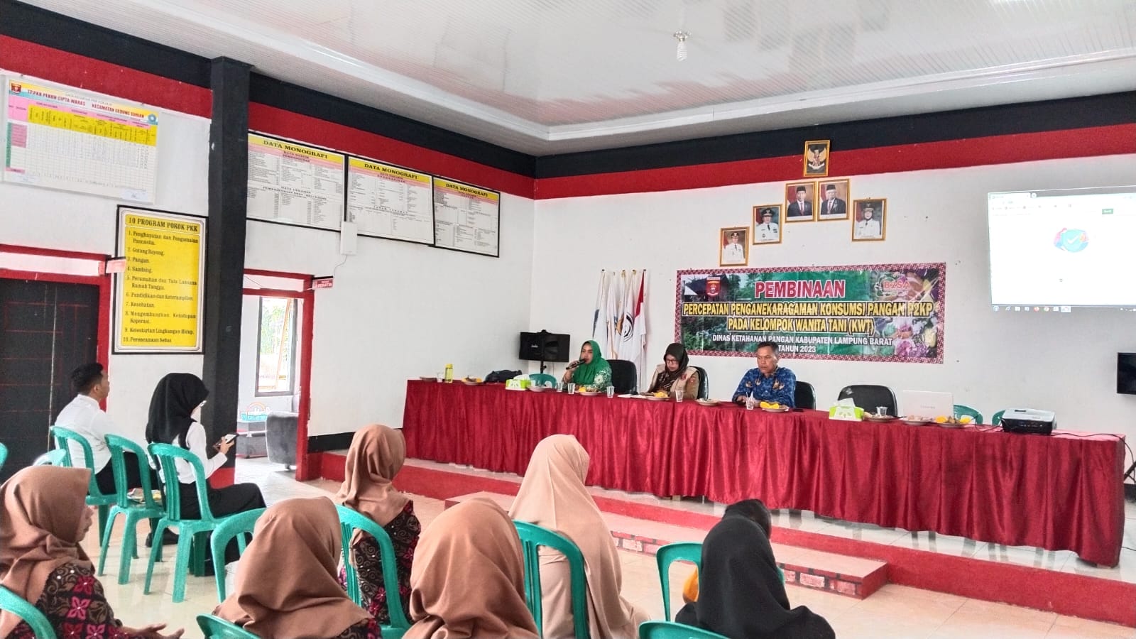 KWT Organik Waras Sakti Diberi Pembinaan P2KP oleh DKP Lampung Barat 