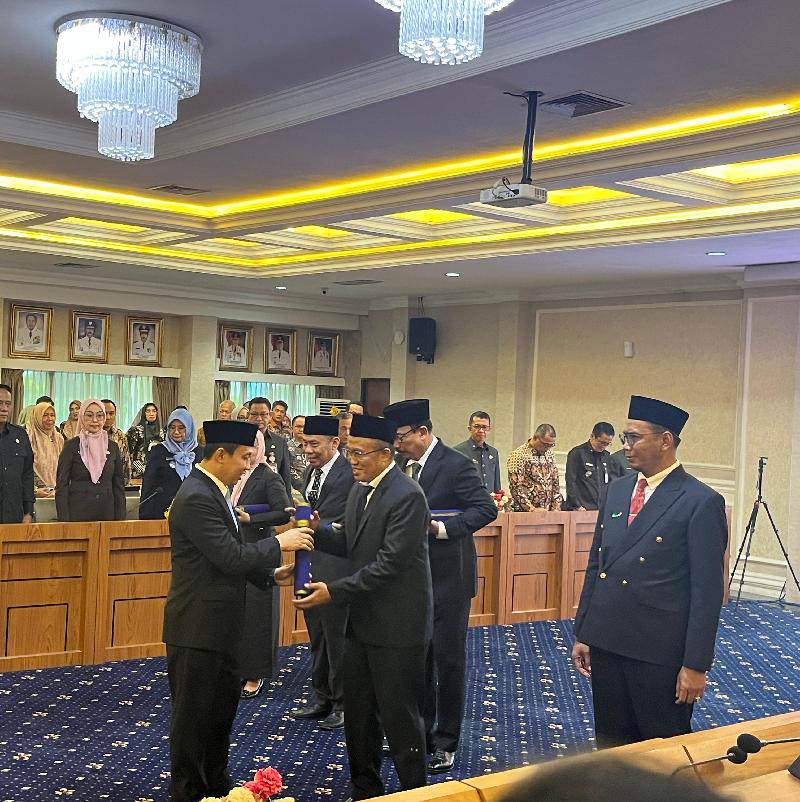 Lima Pejabat Pemprov Lampung di Lantik, Ini Daftar Namanya