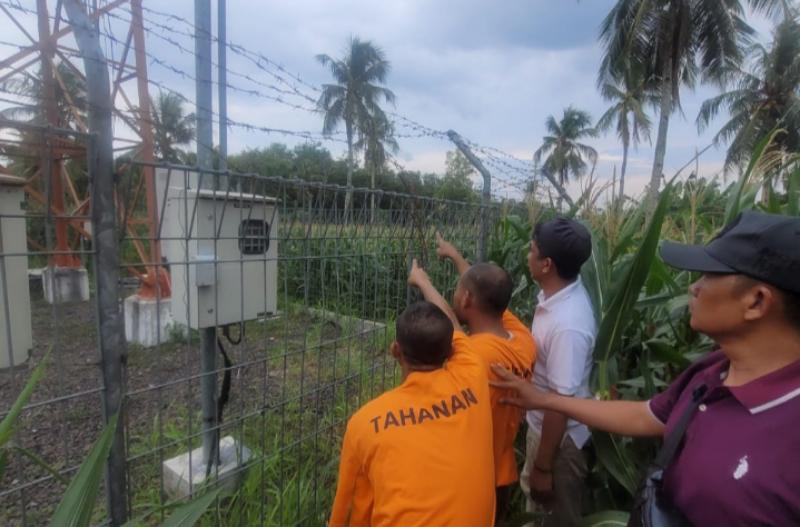Polsek Palas Bekuk Pelaku Pencurian Kabel Tower