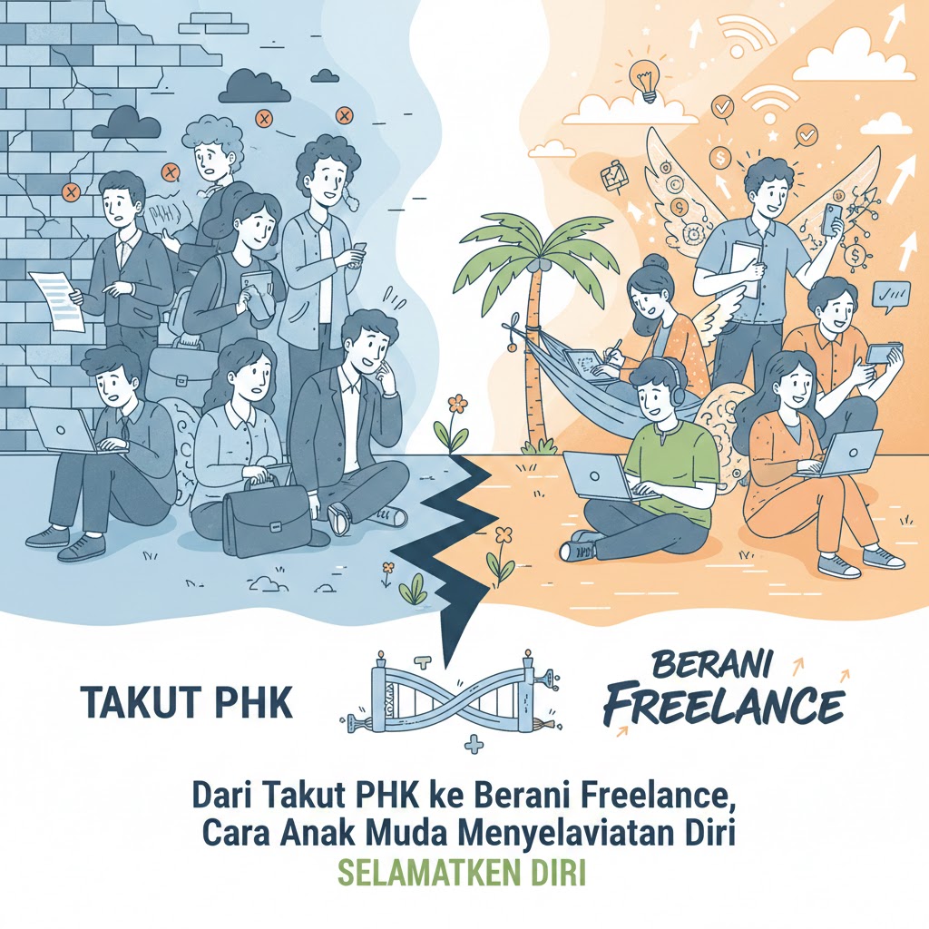 Dari Takut PHK ke Berani Freelance, Cara Anak Muda Menyelamatkan Diri