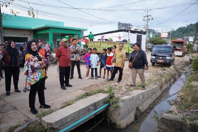 Wali Kota Eva Dwiana Ungkap Progres Penanggulangan Banjir di Panjang Utara