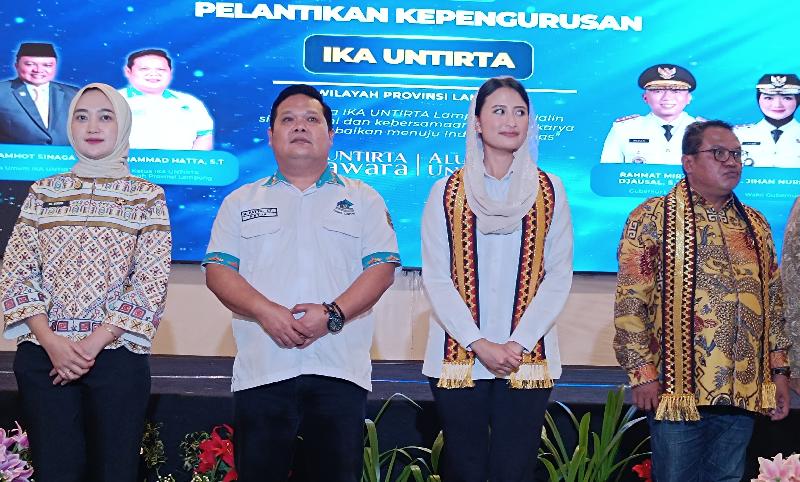 IKA UNTIRTA Lampung Lantik Pengurus Baru, Fokus pada BLK, UMKM, dan Pengelolaan Sampah