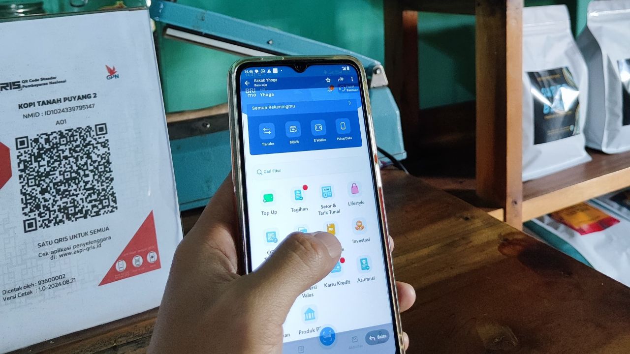 QRIS BRI dan BRImo Permudah UMKM di Lahat, Transaksi Nontunai Melesat