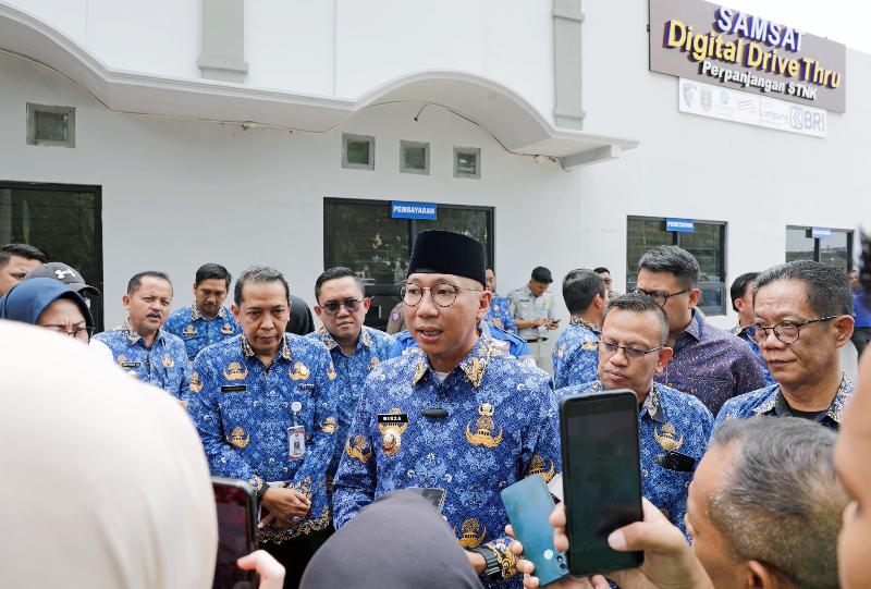 Pemprov Lampung Luncurkan Layanan Samsat Digital Drive Thru
