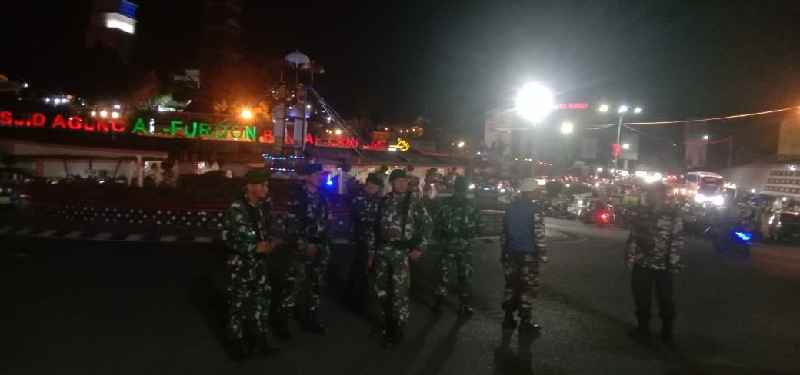 Patroli Siaga Kodim 0410/KBL Perkuat Keamanan Sejumlah Titik Vital di Bandar Lampung