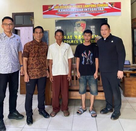 Peduli Ketertiban dan Keamanan, ETOS Bantu Polri Serahkan DPO Polres Lampung Tengah