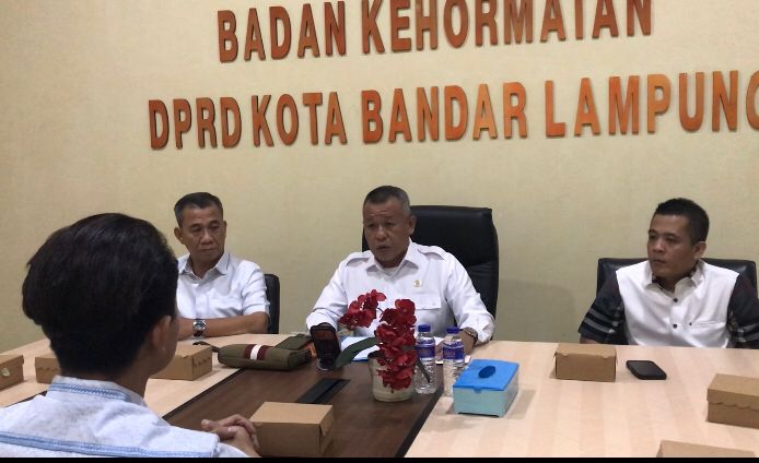 BK DPRD Bandar Lampung Tegur Indera Feriza Usai Tertidur di Sidang Paripurna