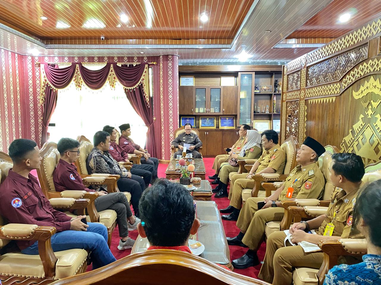 5 Pemuda Pelopor Lampung Barat Temui Pj Bupati Nukman Jelang Seleksi Tingkat Provinsi