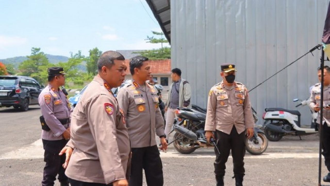 Polresta Bandar Lampung Pastikan Keamanan Gudang Logistik Pilkada 2024