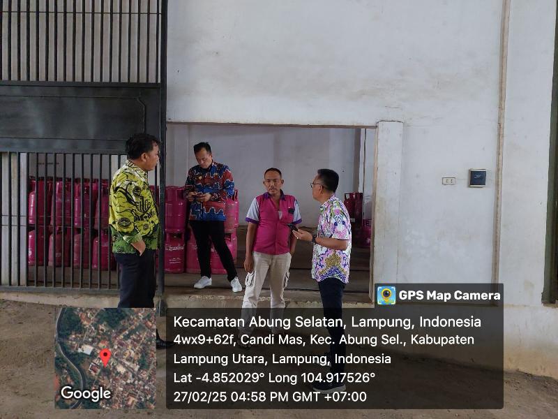 Pemkab Lampura Salurkan 6.720 Tabung Gas,Kadis Perdagangan:Jangan Coba-coba Pangkal Main Nakal