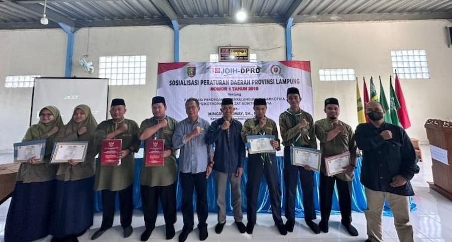 Ketua DPRD Lampung Mingrum Gumay Gelar Sosperda di SMA MBS Poncowati