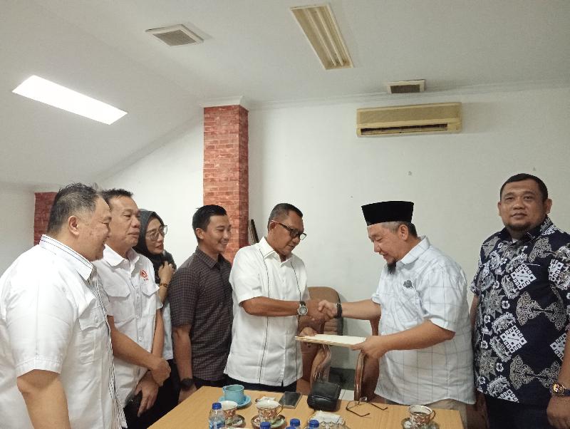 Hanafiah Hamidi Resmi Mendaftar sebagai Calon Ketua Umum KONI Lampung