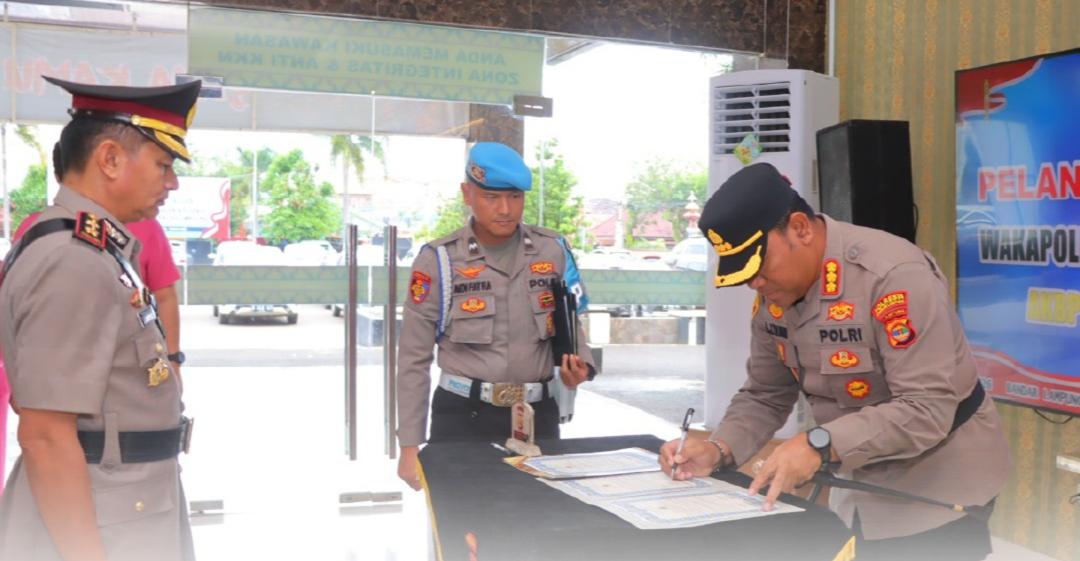 AKBP Yonirizal Khova Resmi Dilantik Jadi Wakapolresta Bandar Lampung