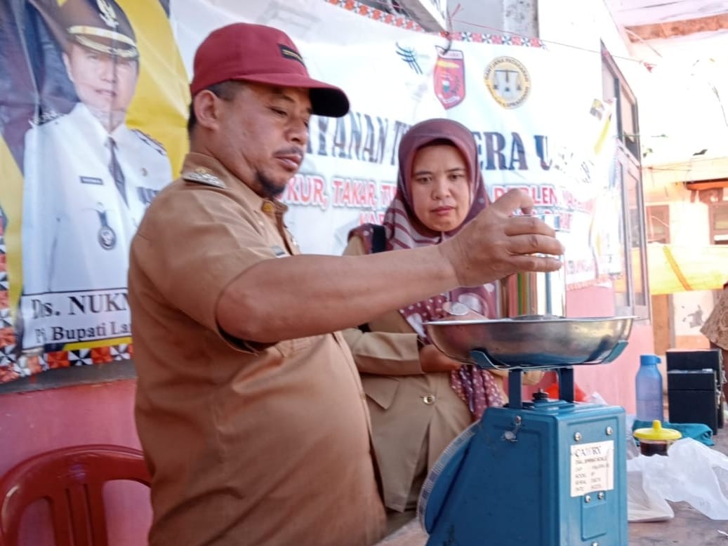 Retribusi Pelayanan Pengujian Alat Ukur di Lampung Barat Terealisasi 100 Persen