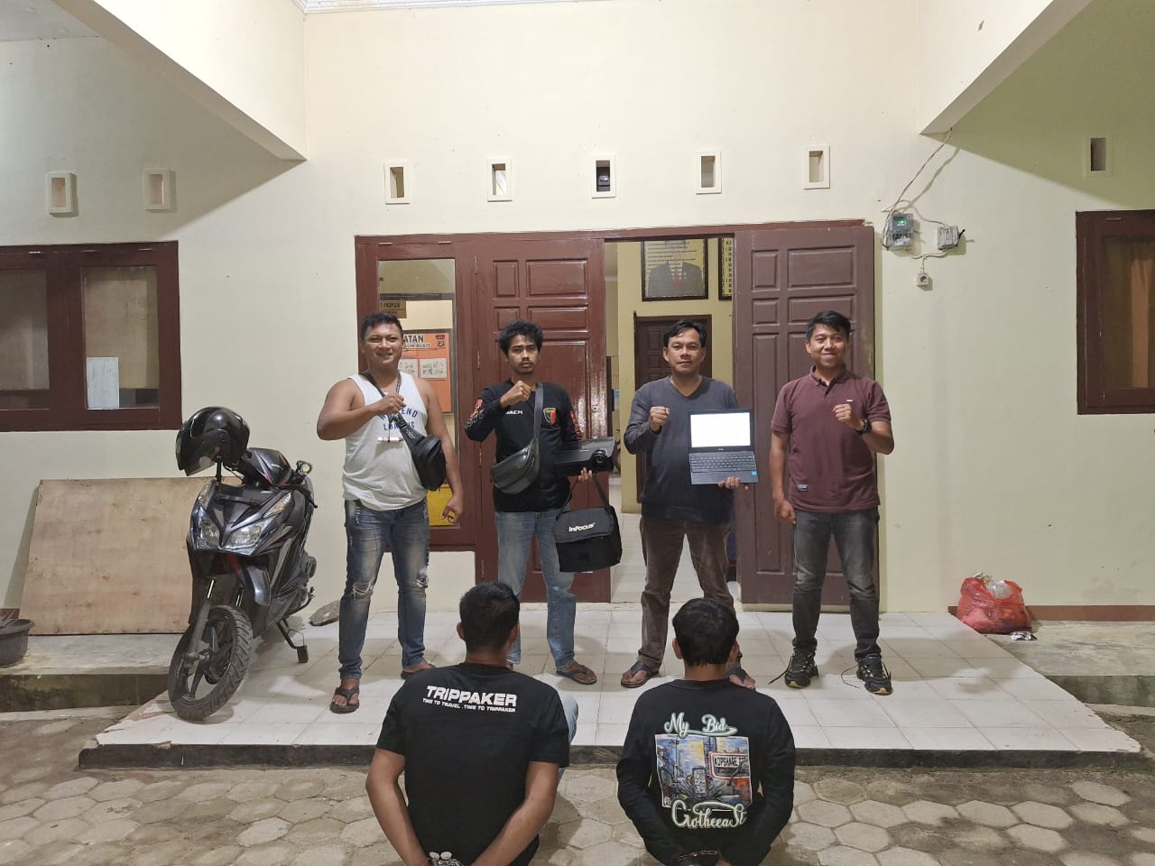 Bobol Rumah Dinas Guru dan Curi Peralatan Sekolah, Dua Pemuda Asal Heni Arong Ditangkap 