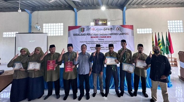 Mingrum Gumay Berikan Pemahaman Penyalahgunaan Narkotika