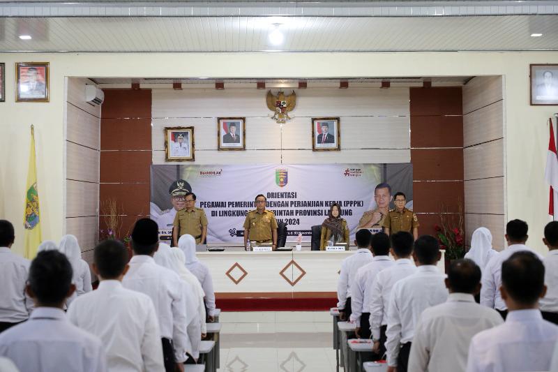 Pemprov Lampung Gelar Orientasi untuk 80 PPPK Angkatan IX dan X