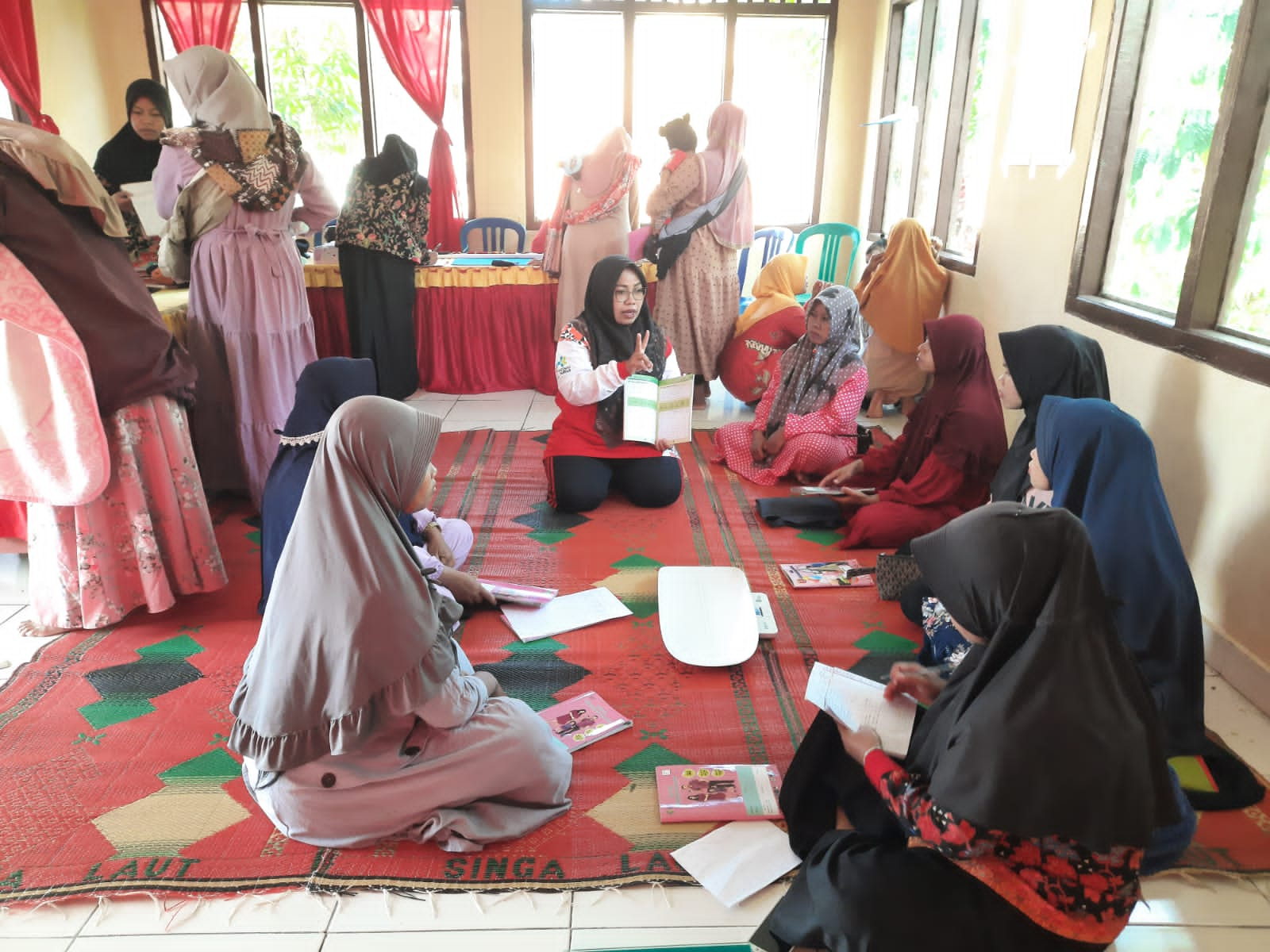 Puskesmas Gedung Surian Gelar Rutinitas Pembinaan Posyandu di Pekon Gedung Surian