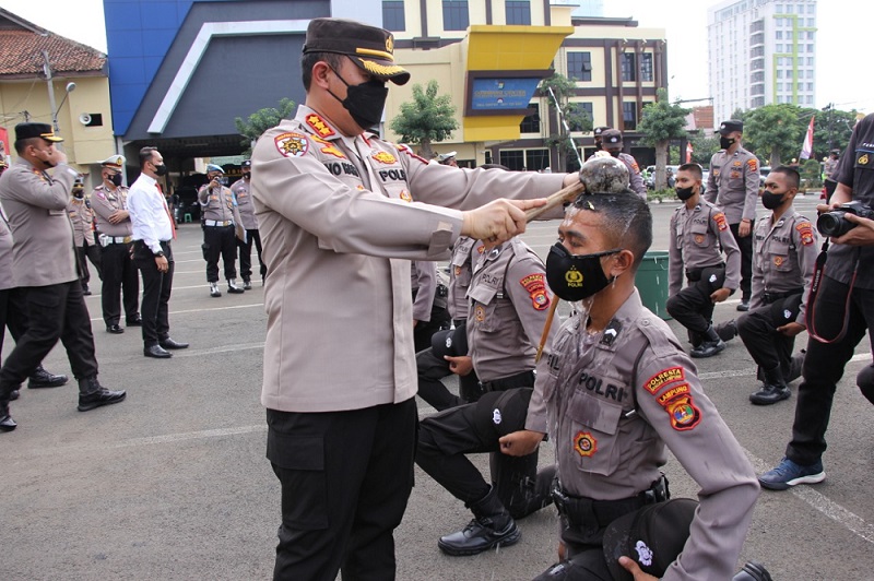 Polresta Bandar Lampung Sambut Bintara Remaja