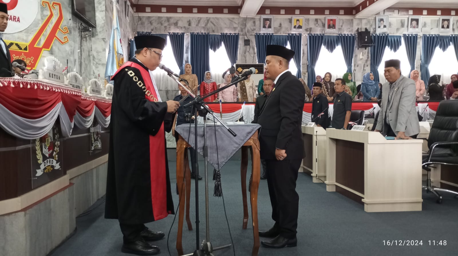 Cherly Yusrizal Dilantik Sebagai Wakil Ketua I DPRD Lampung Utara, Ini Pesan Pj Bupati Aswarodi