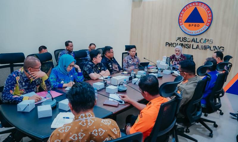 Keselamatan Warga Jadi Prioritas, Lampung Perkuat Mitigasi Dampak Siklon 91S