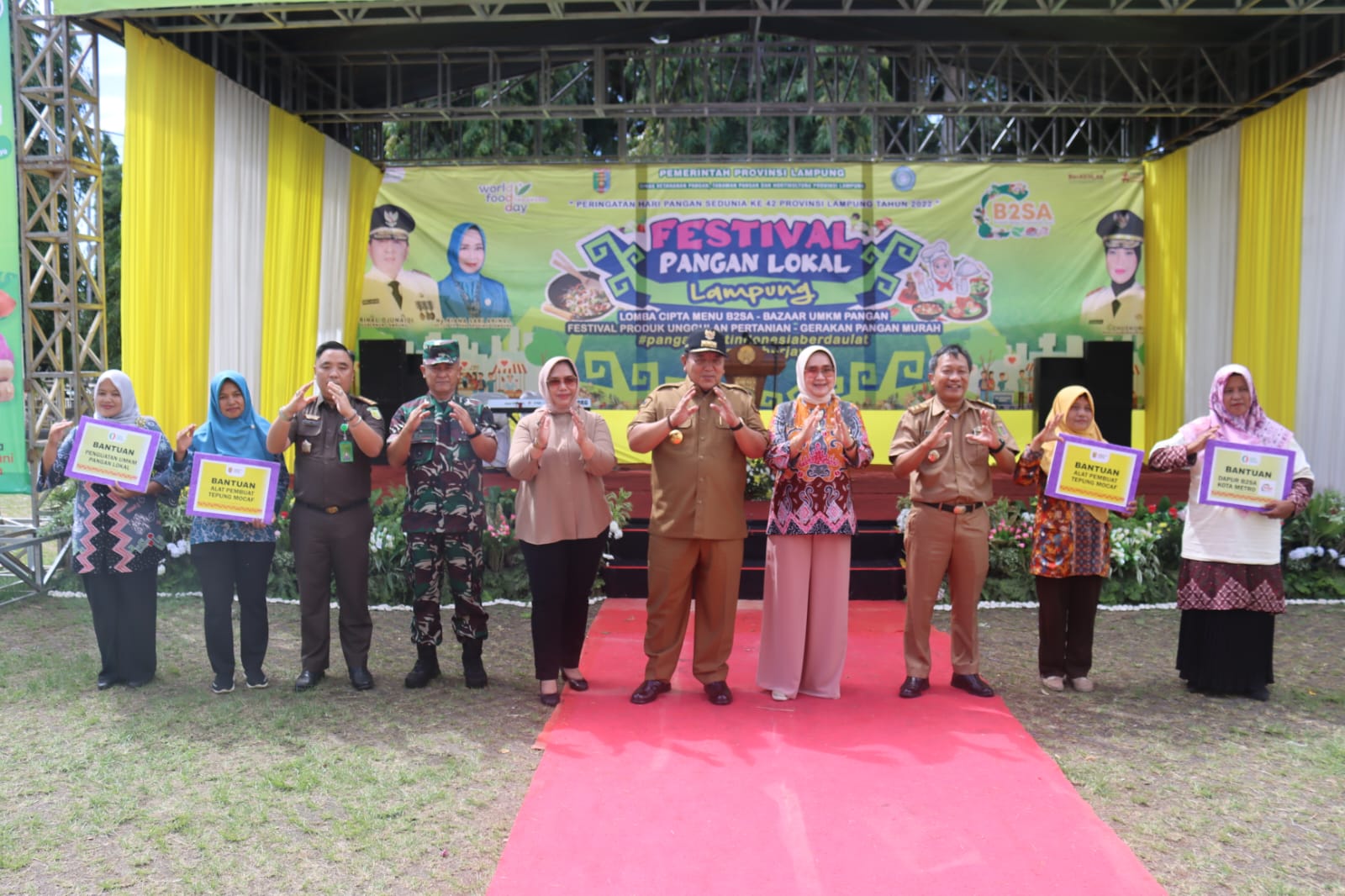 Peringati Hari Pangan, Arinal Buka Festival Pangan Lokal Lampung