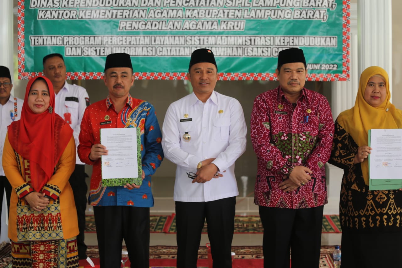 Gandeng PA-Disdukcapil, Kankemenag Launching Percepatan Layanan SAKSI CATIN