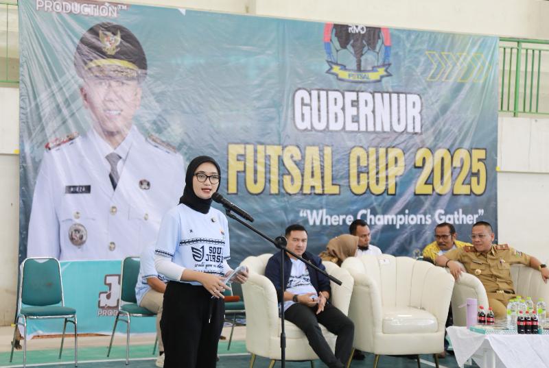 Wagub Lampung Buka Gubernur Futsal Cup 2025, Tekankan Sportivitas dan Pencarian Bibit Atlet