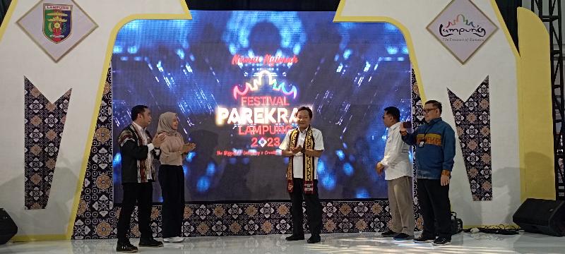 Gubernur Arinal Dorong Festival Parekraf Lampung 2023 Dukung Gerakan Bangga Berwisata di Indonesia