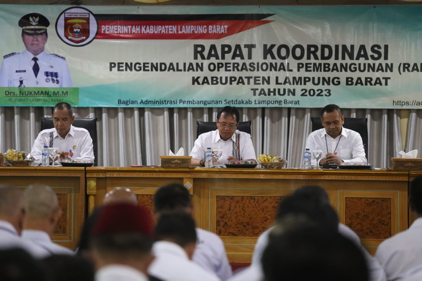Bagian Administrasi Pembangunan Kabupaten Lampung Barat Gelar Rakor POP Triwulan II